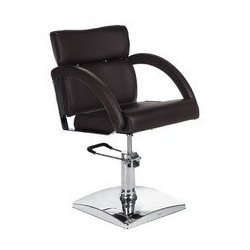Fotel Salony Fryzjerskie DINO brązowy